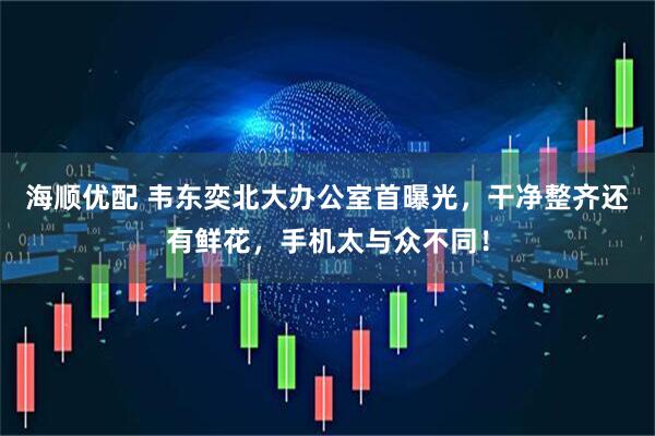 海顺优配 韦东奕北大办公室首曝光，干净整齐还有鲜花，手机太与众不同！