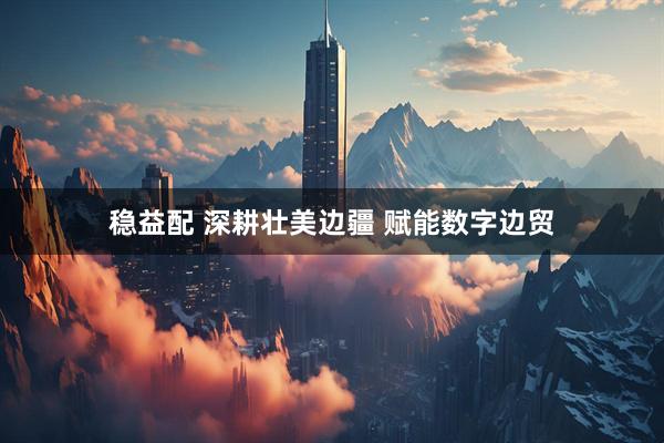 稳益配 深耕壮美边疆 赋能数字边贸